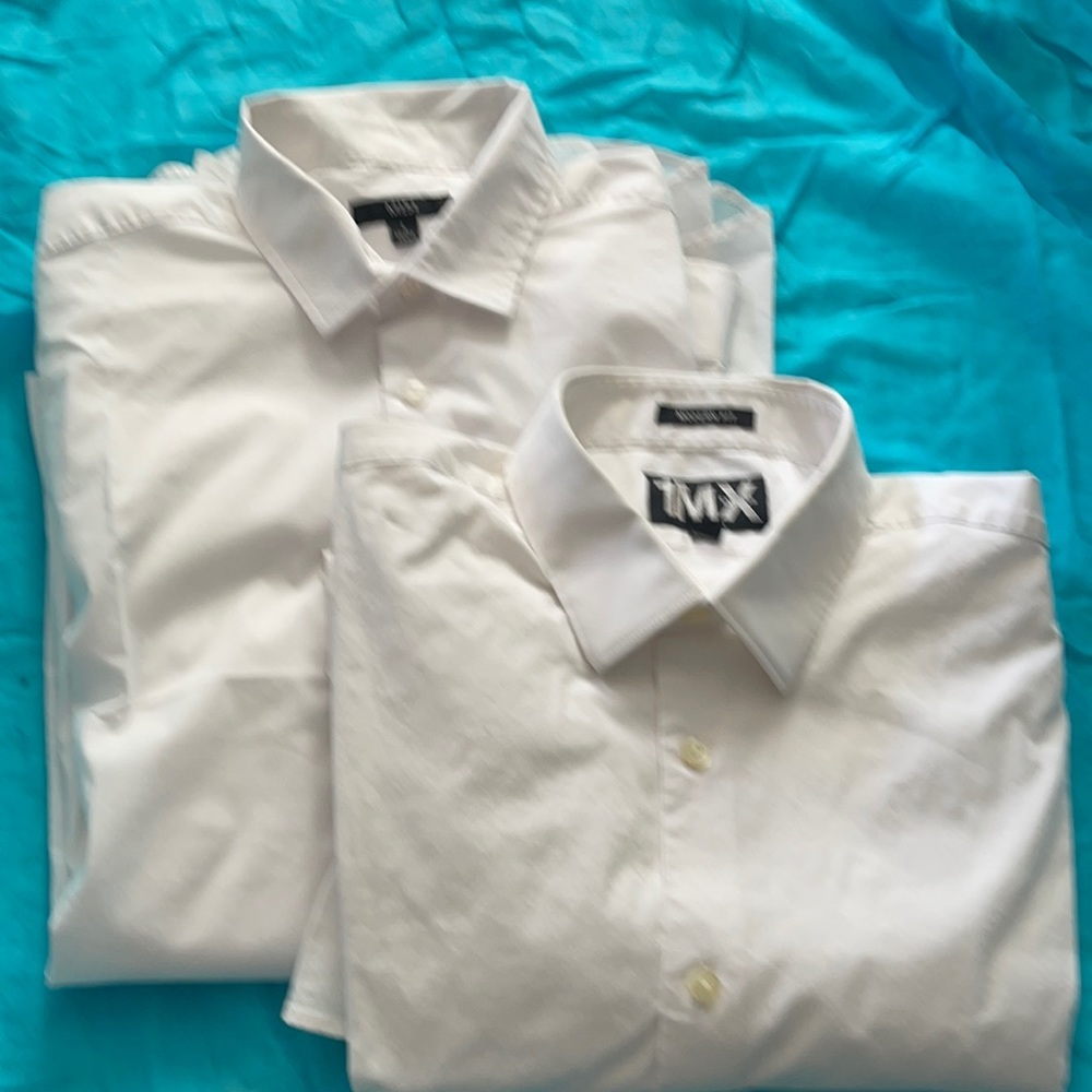 Two white dress shirts
